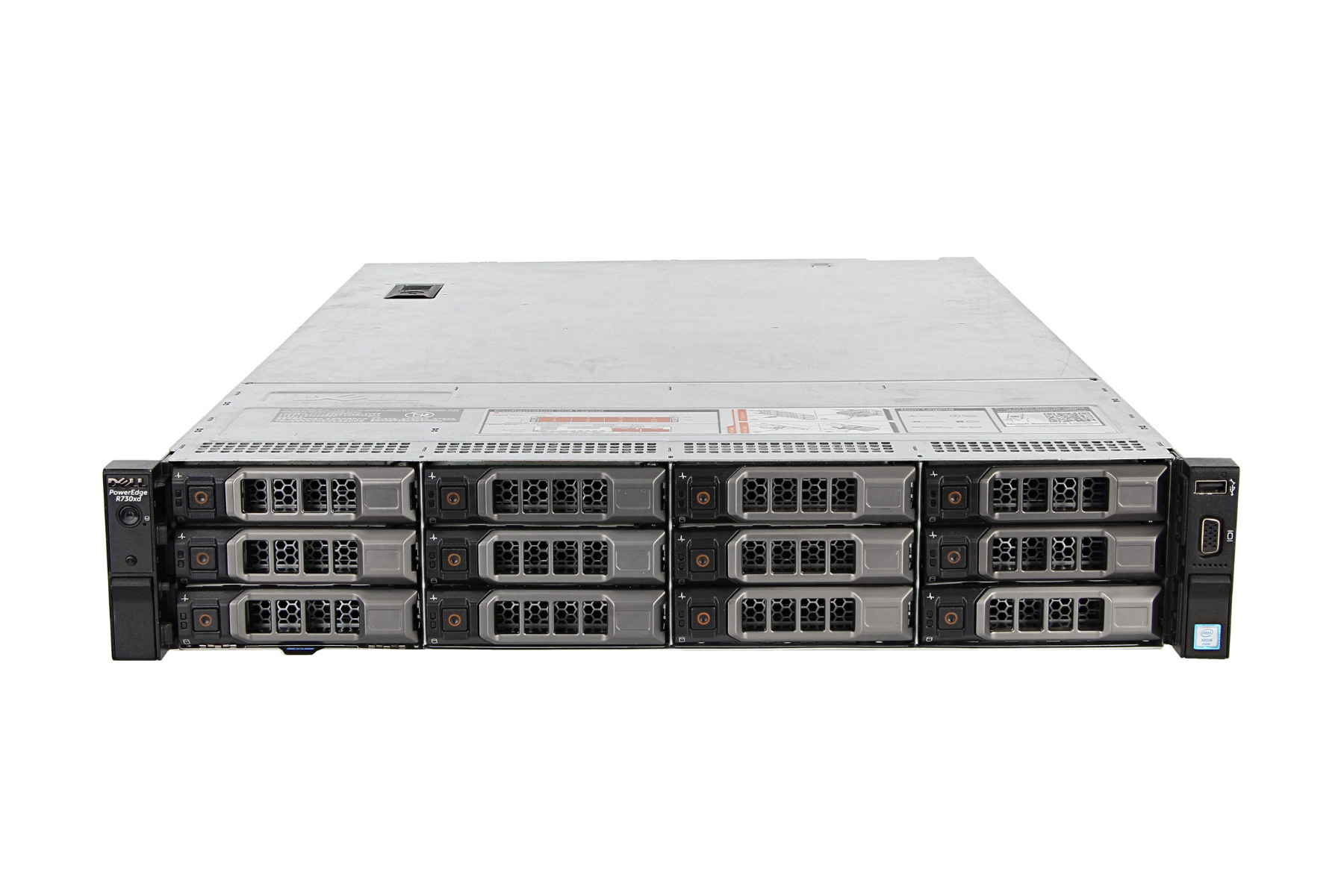 DELL PowerEdge R730xd, 2x2,5", 12x3,5", 3xLP, 3xHP, 24xDDR4, Rack 2U