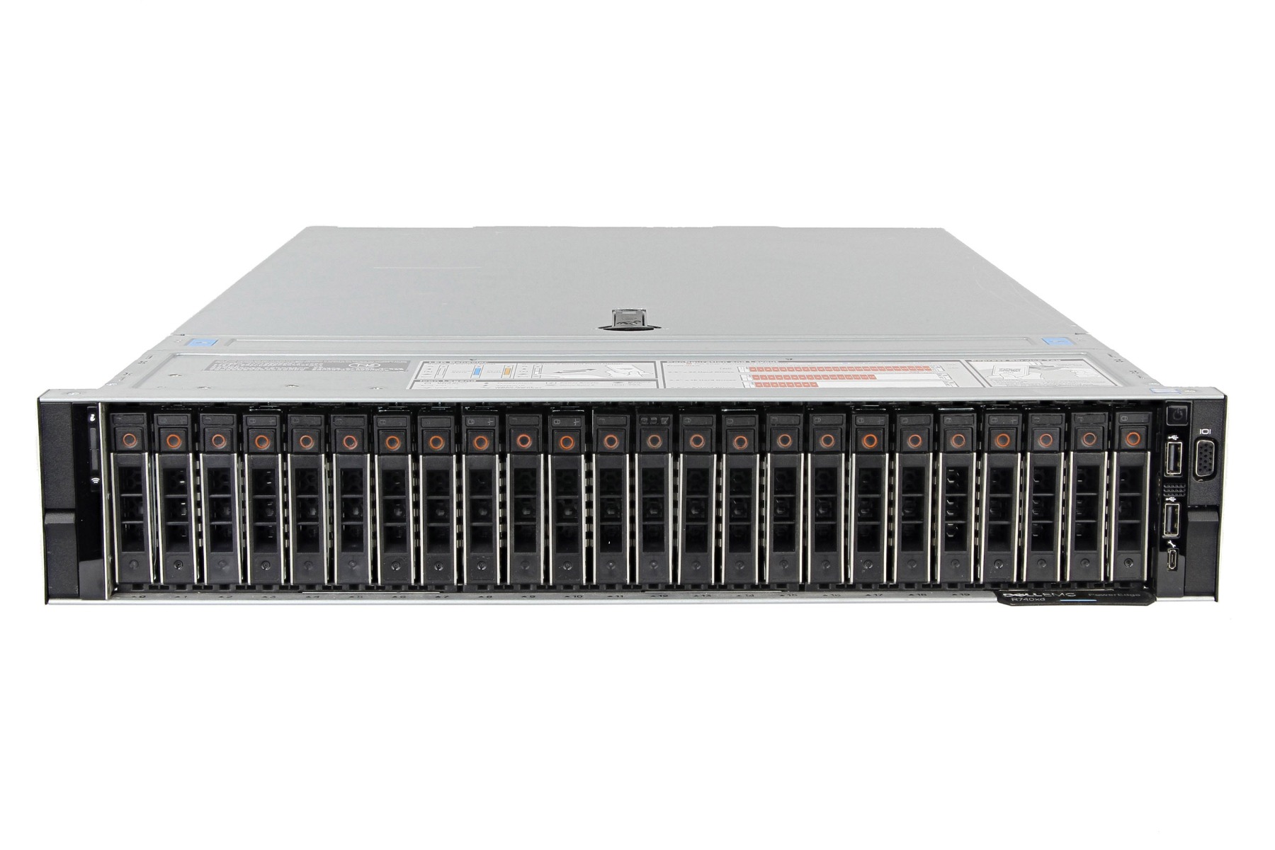 DELL PowerEdge R740xd, 24x 2,5", 1xLP, 7xHP, 24xDDR4, Rack 2U, optional up to 24x2,5" NVMe