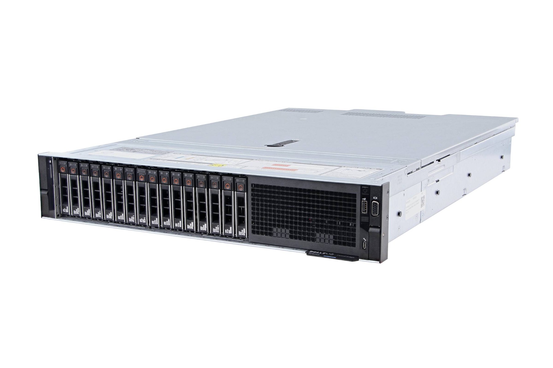 DELL PowerEdge R750, 16x2,5", 2xLP, 2xHP, 32xDDR4, Rack 2U, max 8x2,5" NVMe