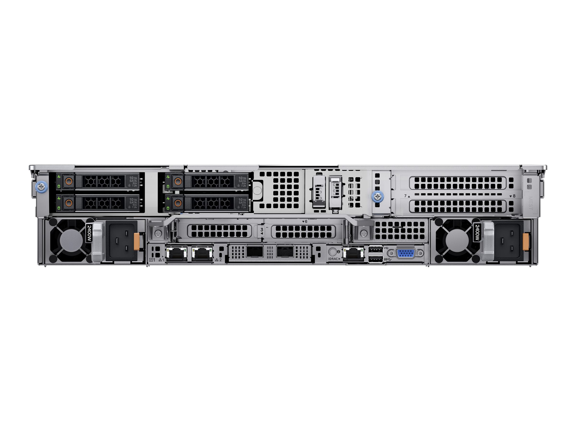 DELL PowerEdge R750, 16x 2,5" SAS/SATA + 8x 2,5" NVMe + 4x 2,5" rear, 2xLP, 2xHP, 32xDDR4, Rack 2U