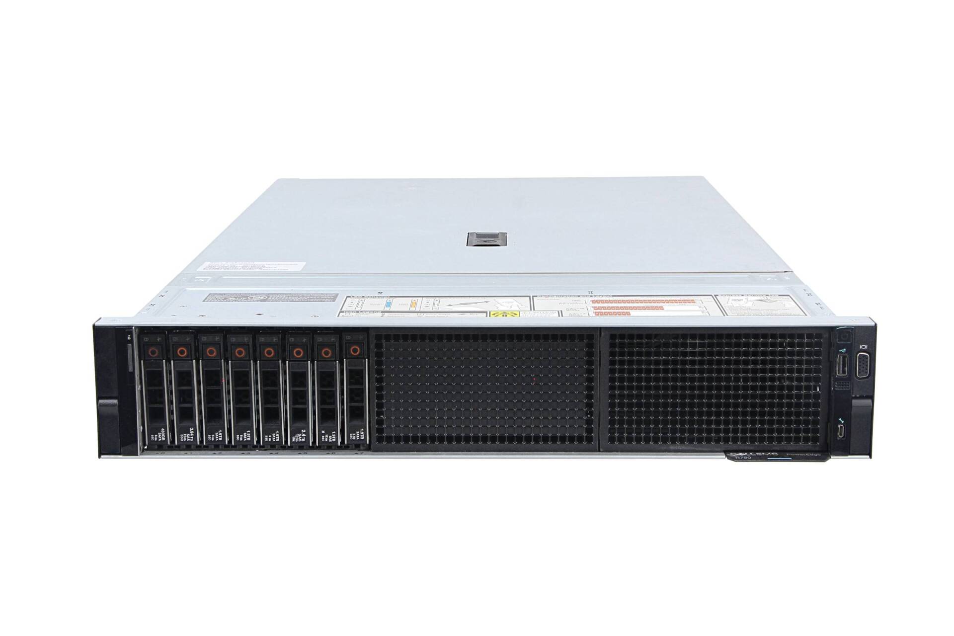 DELL PowerEdge R750xs, 8x2,5", 6xLP, 16xDDR4, Rack 2U, max 8x2,5" NVMe