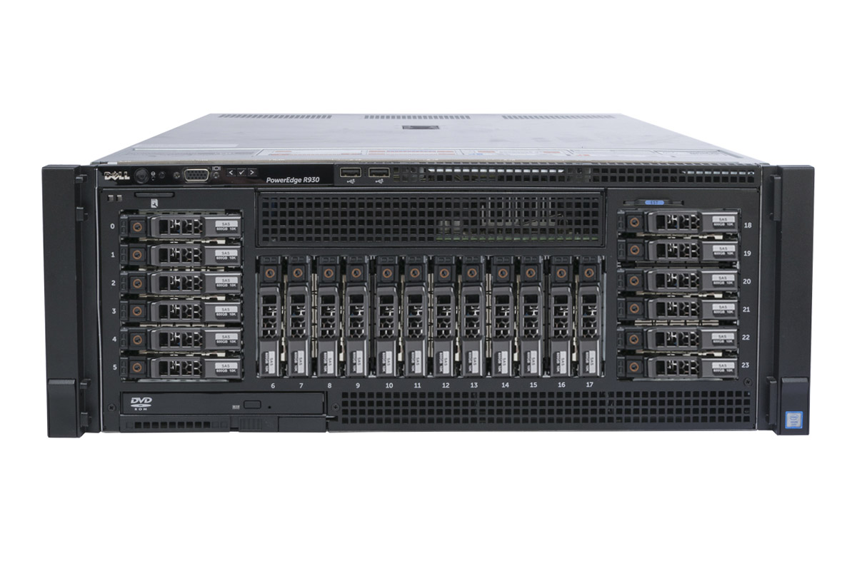 DELL PowerEdge R930, 24x2,5", 10xHP, 96xDDR4, Rack 4U